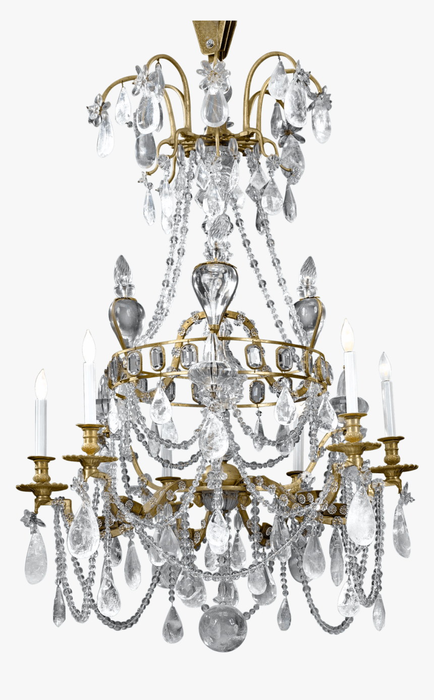Rock Crystal Chandelier, 18th Century - 18th Century Chandelier, HD Png Download