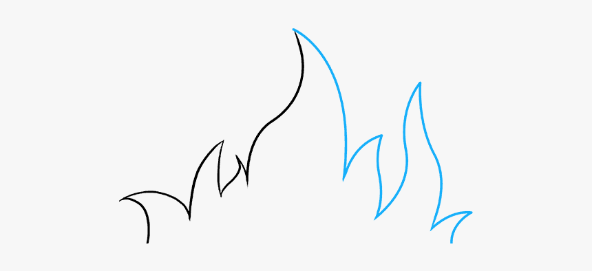 How To Draw Flames And Smoke, HD Png Download