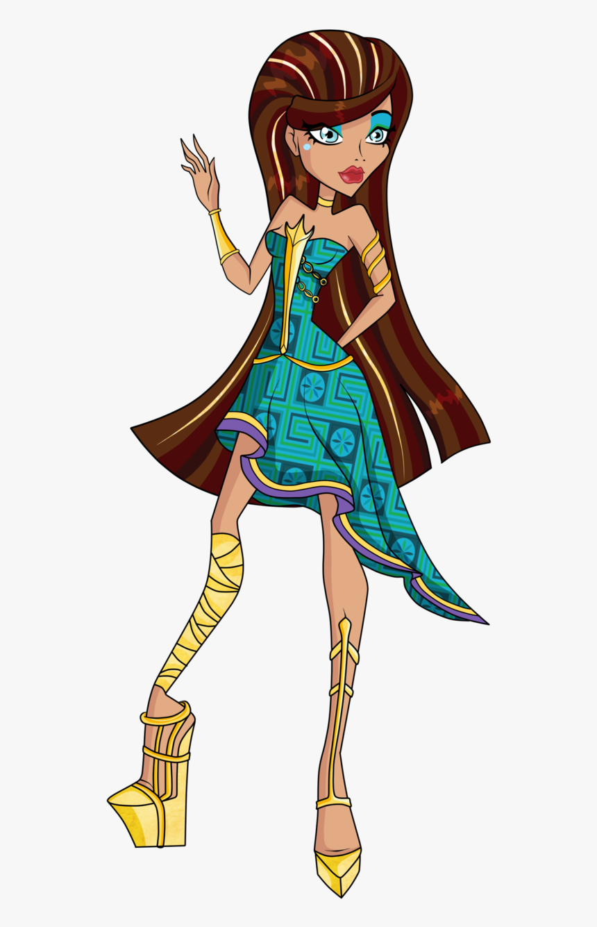 Canterville College Cleo De Nile - Нарисовать Эвер Афтер Хай Поэтапно, HD Png Download