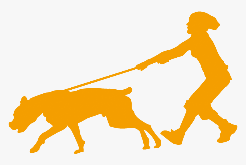 Walk Club Uitsig Animal Rescue Centre - Clipart Of Dog Walkers, HD Png Download