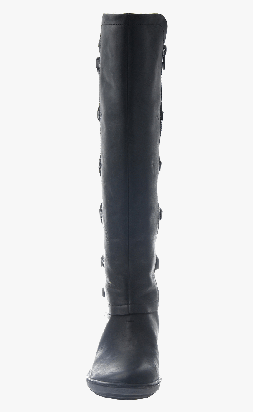 Otbt, Abroad, Black, Tall Fleece Lined Boot With Leather - Knee-high Boot, HD Png Download
