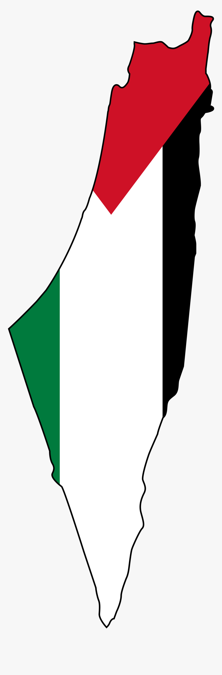 Palestine Flag Wonderful Picture Images - Palestine Flag Map, HD Png Download