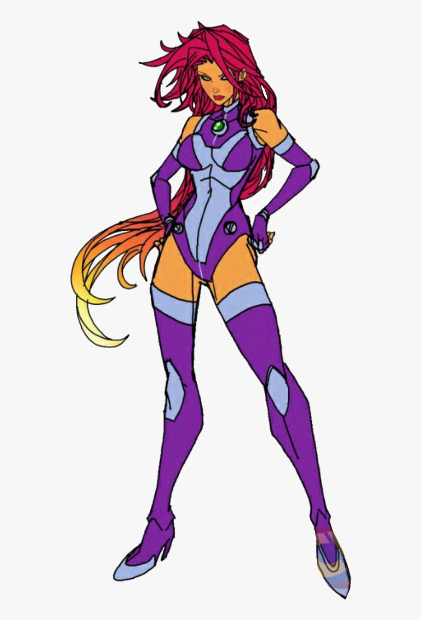 Starfire Rebirth Transparent By Asthonx1-da47iir - Starfire Rebirth Design, HD Png Download