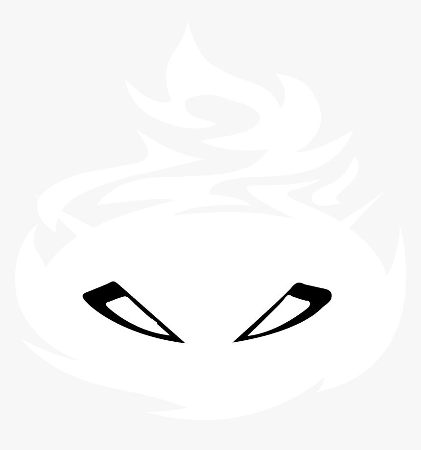 Flame Logo Black And White, HD Png Download