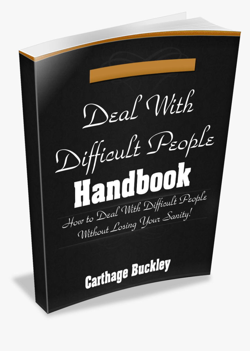 Dealing With Difficult People 3d Png - Book Cover, Transparent Png