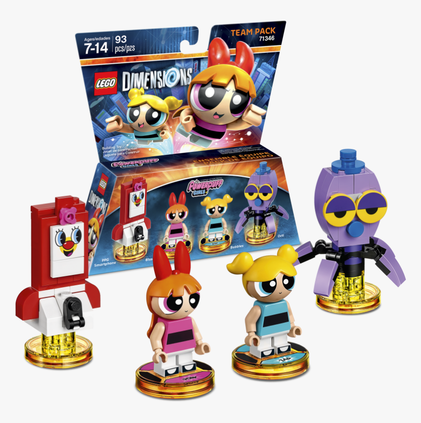 Expansionpack Na Powerpuffgirls Teampack 71346 1 - Lego Dimensions Powerpuff Girls, HD Png Download
