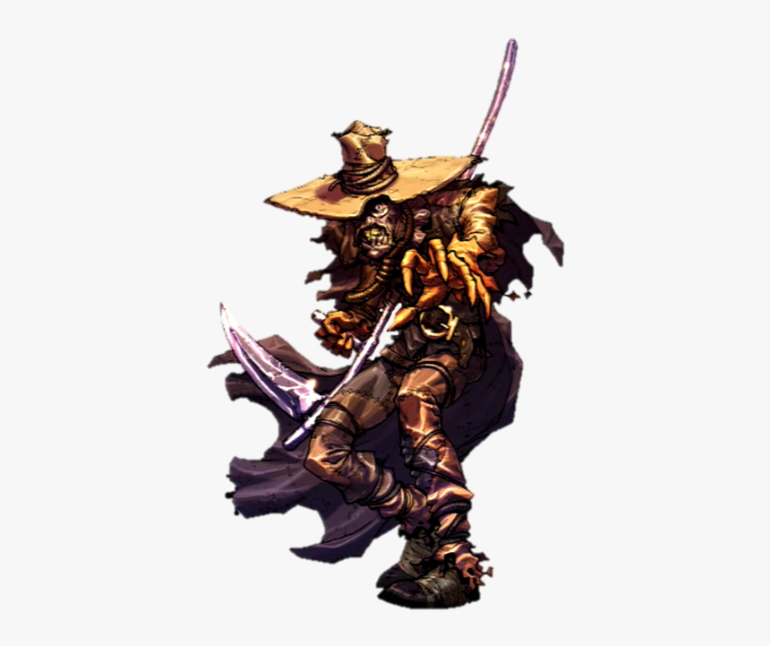 Cg-artwork - Arkham Asylum Scarecrow Bio, HD Png Download