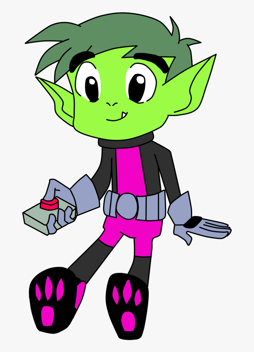 Beast Boy Clipart Mart - Little Beast Boy, HD Png Download