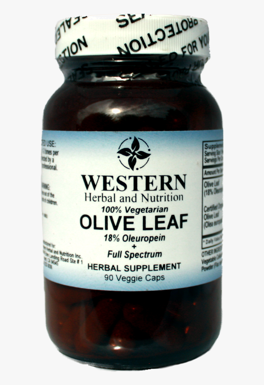 Olive Leaf Full Spectrum Herbal Supplement From Western, HD Png Download
