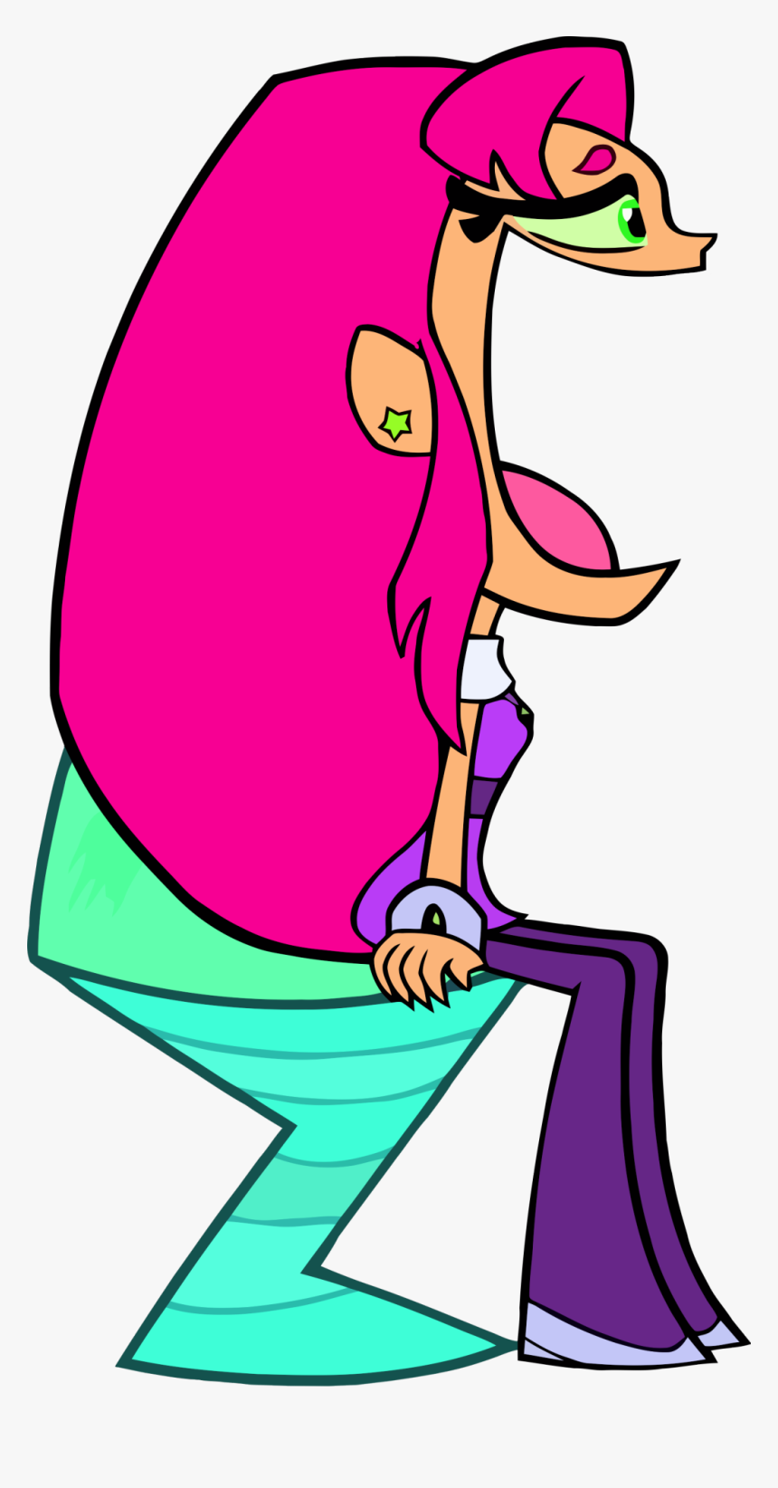 Starfire 
vector - Starfire Teen Titans Go Cool, HD Png Download