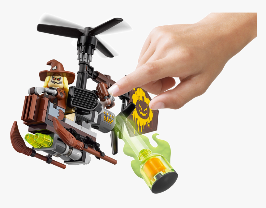 Lego The Batman Movie 70913 Scarecrows Fryktgassangrep, - Lego Batman Espantapajaros Helicoptero, HD Png Download
