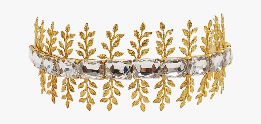 Crystal Olive Leaf Jeweled Headband 
 Class - Chain, HD Png Download
