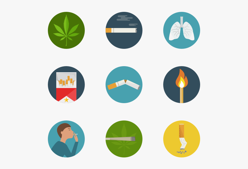 Smoking - Weather Forecast Icon Png, Transparent Png