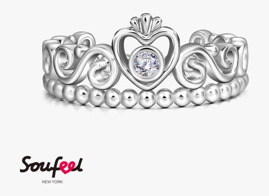 Coroa Prata Princesa Png, Transparent Png