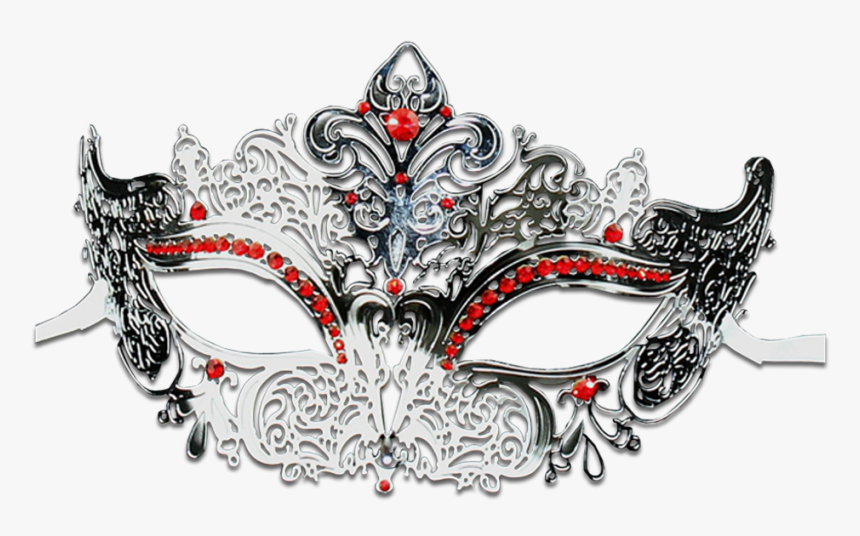 Silver Series Women S Laser Cut Metal Venetian Masquerade - Illustration, HD Png Download