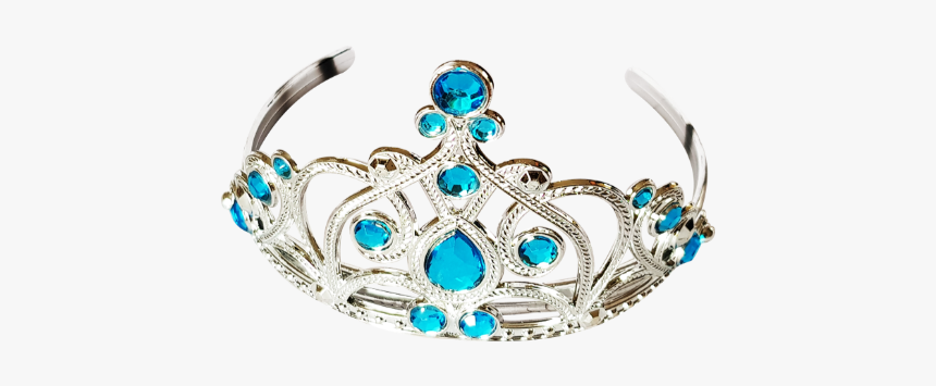 Blue And Silver Princess Crown - Tiara, HD Png Download