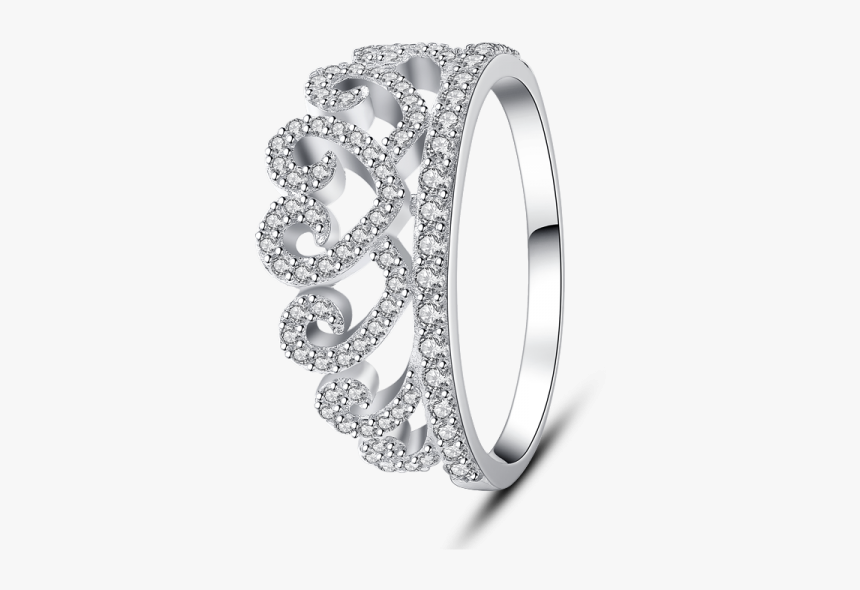 Hearts Tiara Ring - Engagement Ring, HD Png Download