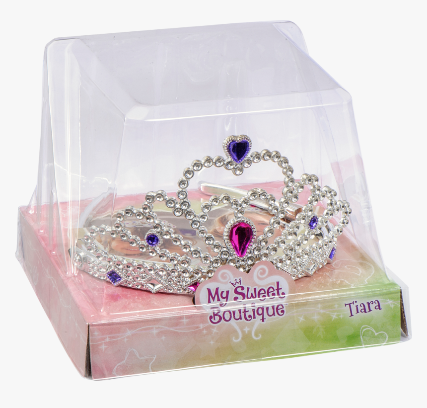 My Sweet Boutique Tiara 2 Asst, Silver/ Purple, Large - Tiara, HD Png Download