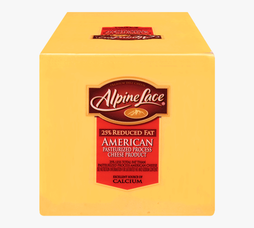 Alpine Lace Yellow American Cheese, HD Png Download