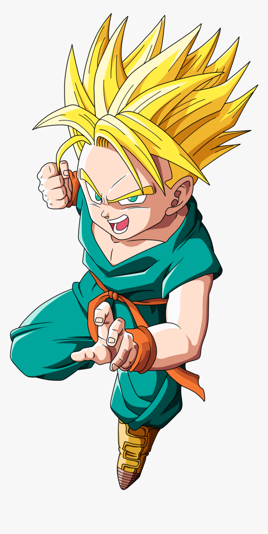 Cartoon,anime,dragon - Kid Trunks Ssj, HD Png Download