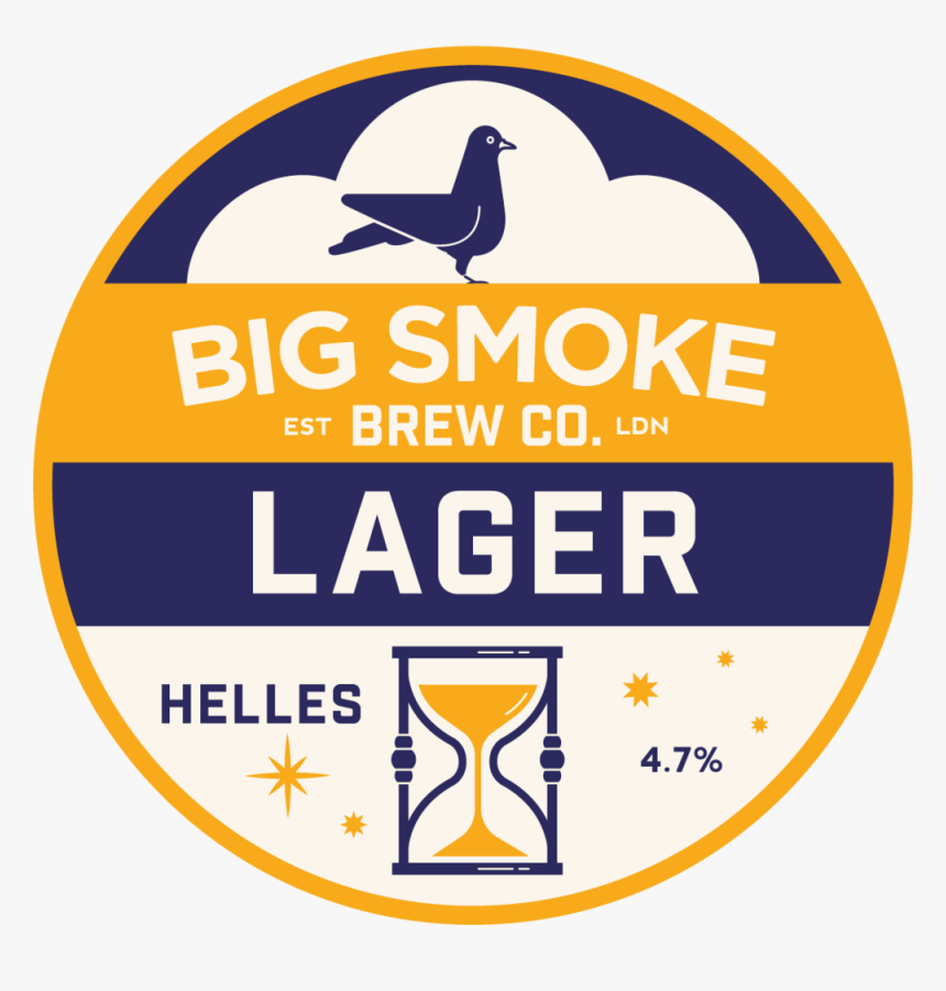Big Smoke Lager Badge - Circle, HD Png Download