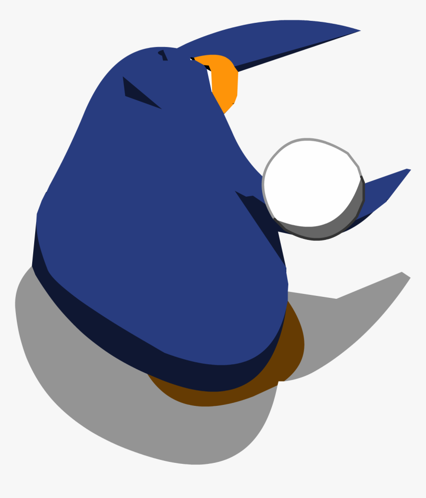 Image Royalty Free Library Image Chat Throw Png Club - Club Penguin Throwing Snowball, Transparent Png