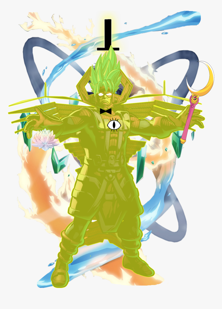 - - Elder Bill Sailor Scout Galactus God Super Saiyan One, HD Png Download
