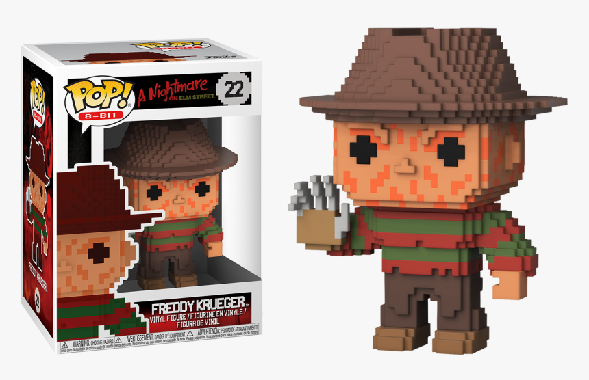 A Nightmare On Elm Street - Funko Pop Freddy Krueger 8 Bit, HD Png Download