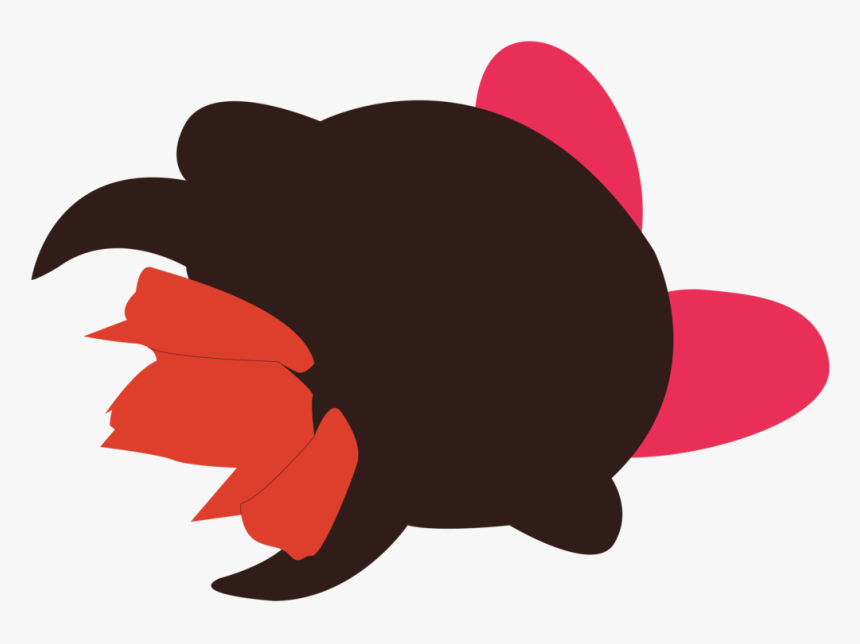 Kirby Clipart Silhouette - Illustration, HD Png Download