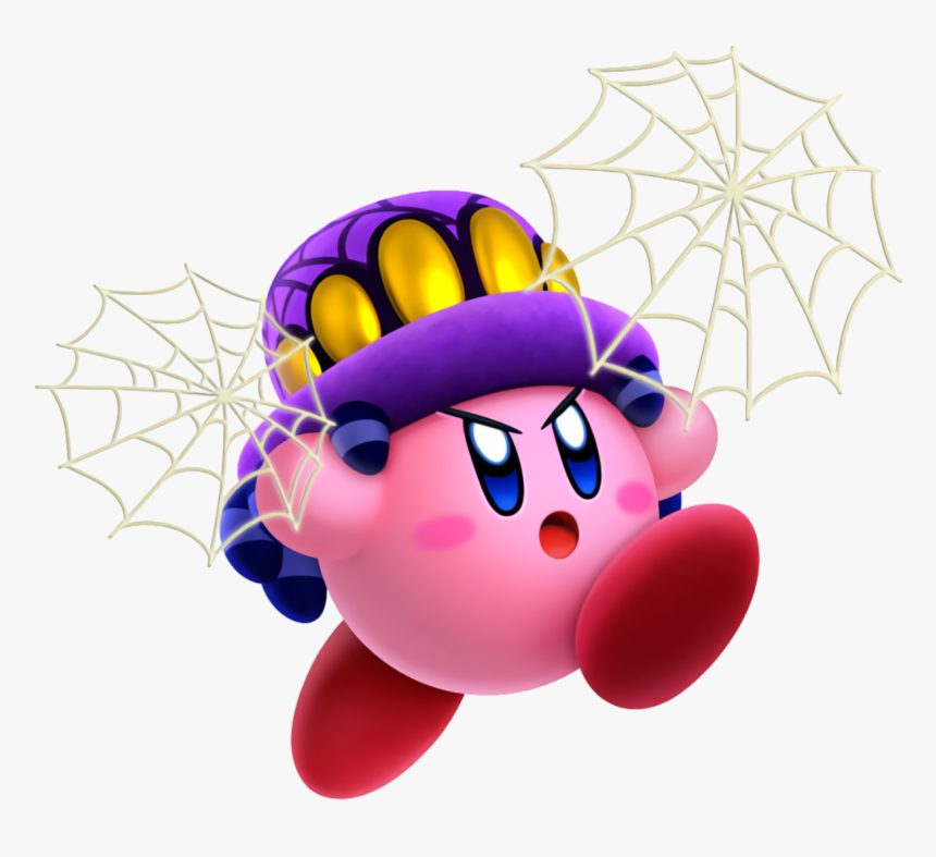 Transparent Cobweb Clipart - Kirby Star Allies Spider Kirby, HD Png Download