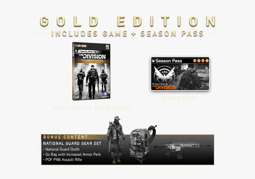 [upcoming] Tom Clancy S The Division , Png Download - Pc Game, Transparent Png