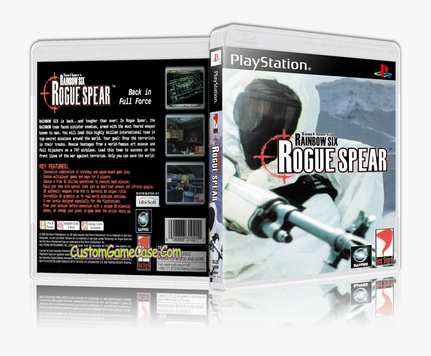 Transparent Tom Clancy Png - Tom Clancy's Rainbow Six Rogue Spear Psx, Png Download