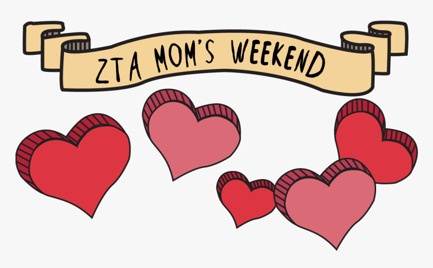 Series Of Snapchat Filters For Zta Sorority At The - Heart, HD Png Download