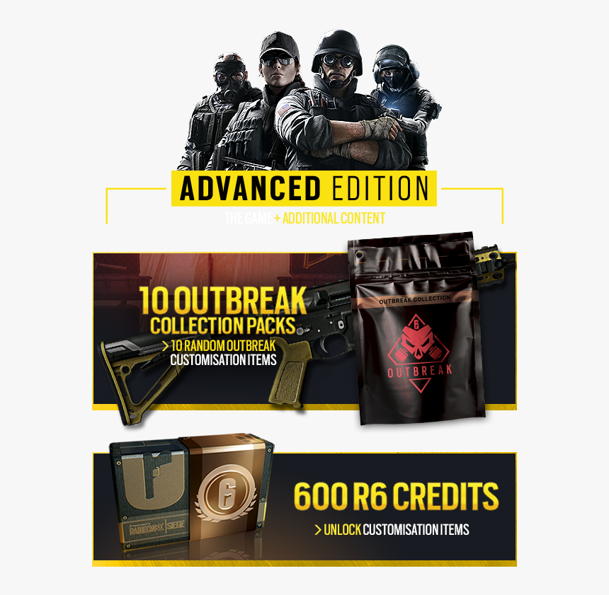 Get The New Tom Clancy S Rainbow Six® Siege Advanced - Camera Lens, HD Png Download