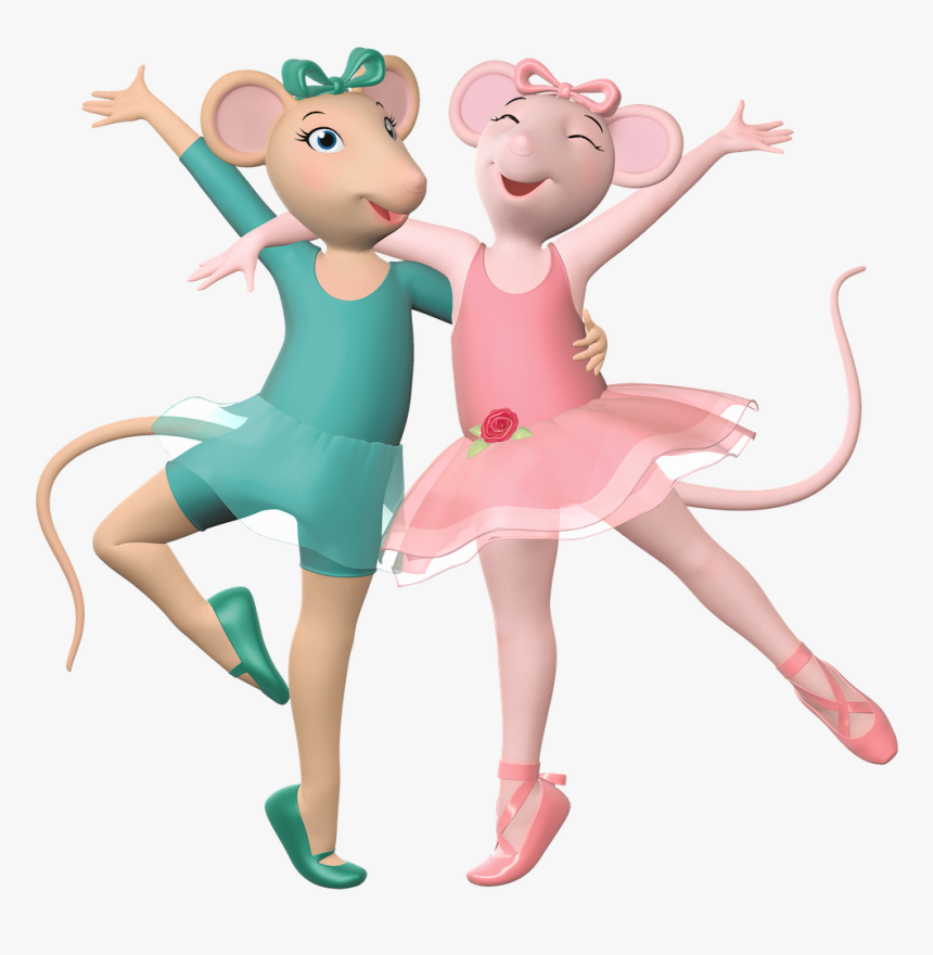 Angelina And Alice Dancing Together - Alice From Angelina Ballerina, HD Png Download