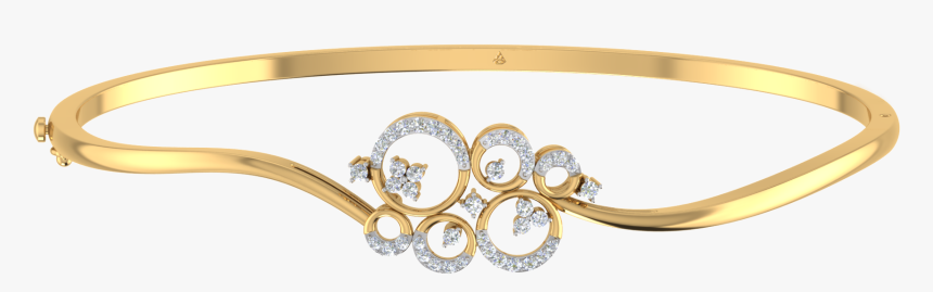 Fairy Bubbles Bangle Diamond Bangle Set In 18 Kt - Belt, HD Png Download