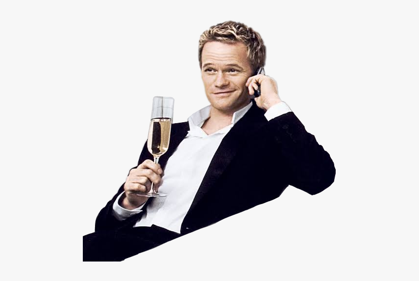 #suitup #barneystinson #himym - Barney Stinson With Phone, HD Png Download