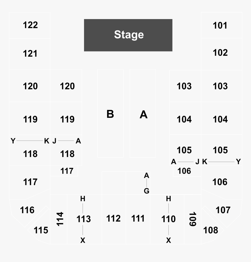 K Rock Centre Seating Chart, HD Png Download