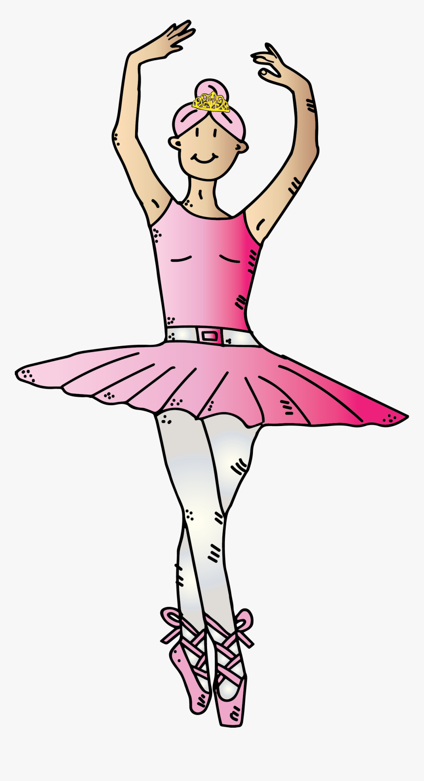 Ballet Svg Pink - Ballet Dancer, HD Png Download