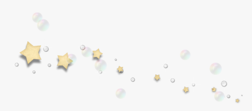 #stars #bubbles #starsandbubbles #sky #gold - Duck, HD Png Download