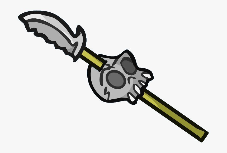 Skull Spear - Spear With Skull, HD Png Download