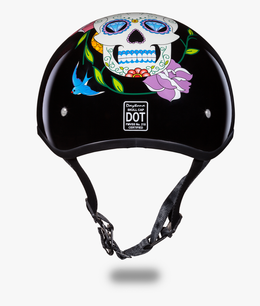 Transparent Biker Skull Png - Ladies Skull Motorcycle Helmet, Png Download