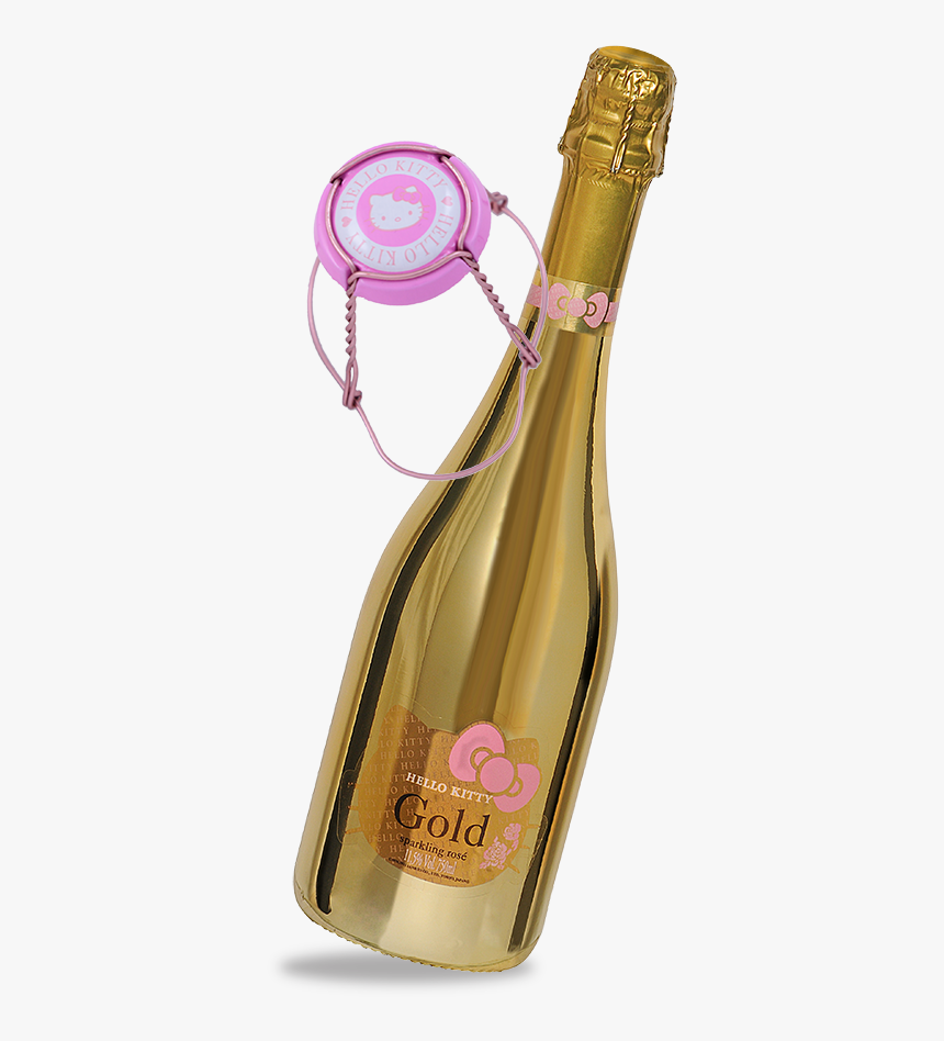 Hello Kitty Rose Gold Wine, HD Png Download
