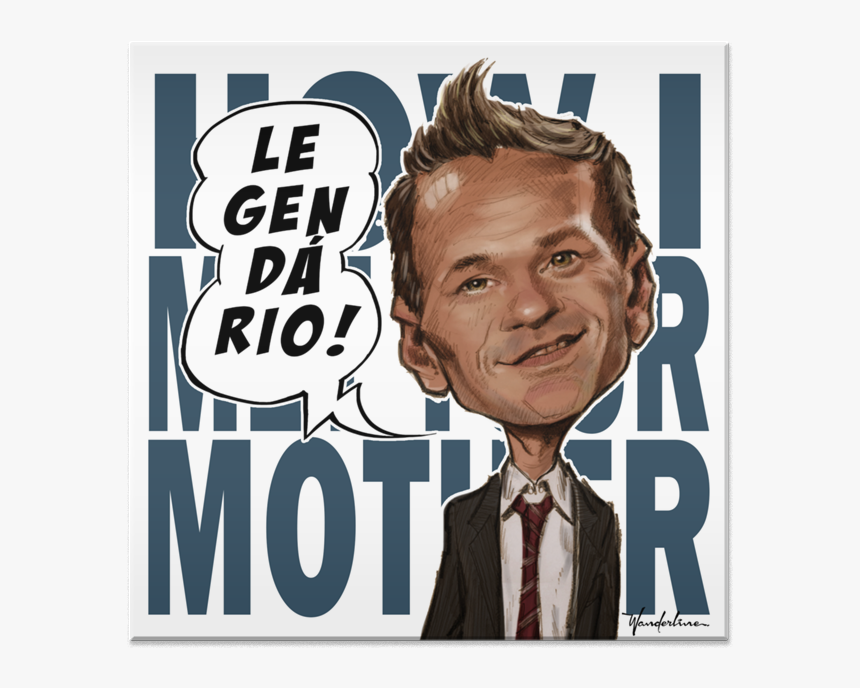 Azulejo Barney Stinson De Wanderline Freitasna - Poster, HD Png Download
