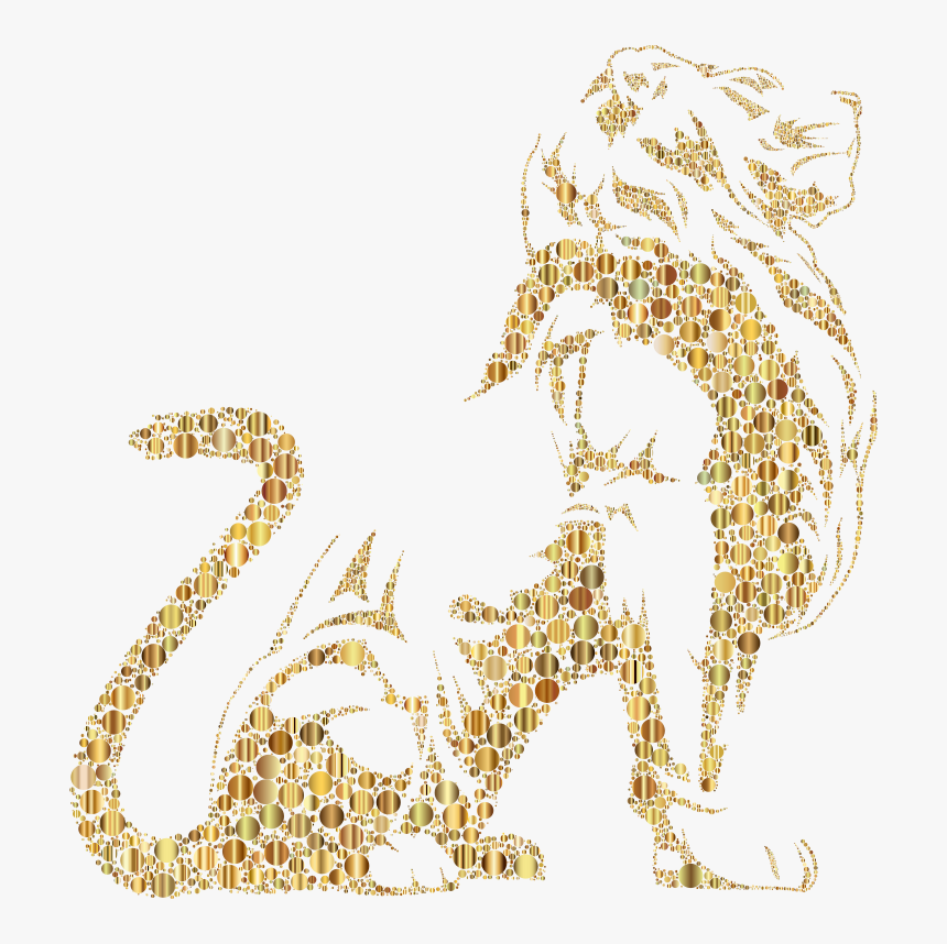 Cartoon Lion Drawn Png, Transparent Png