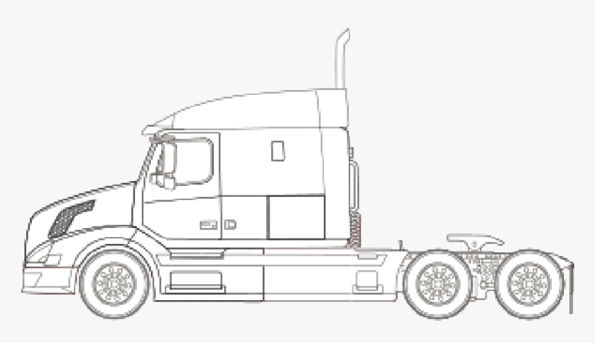 Volvo Vnm 630 Sleeper - Tonkin Replicas Volvo 730, HD Png Download