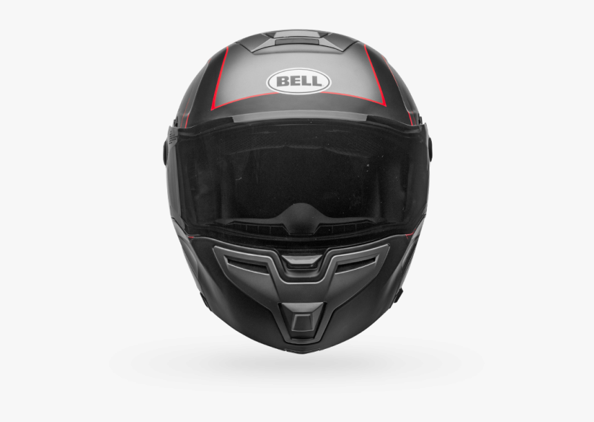 Bell Srt Modular Hart Luck Gloss/matte Charcoal/white/red - Hartluck Bell Srt Modular, HD Png Download