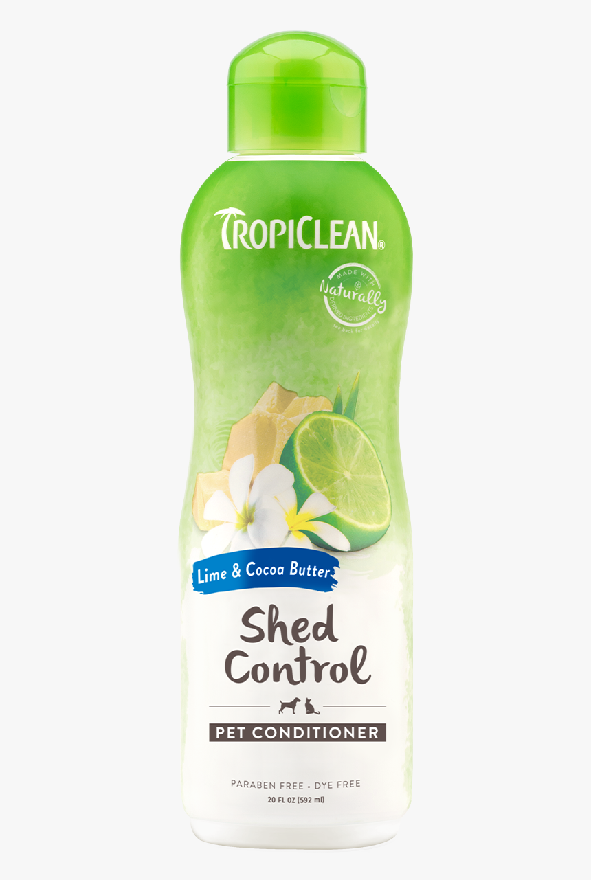 Tropiclean Lime And Cocoa Butter Shed Control Conditioner - Tropiclean Shampoo, HD Png Download