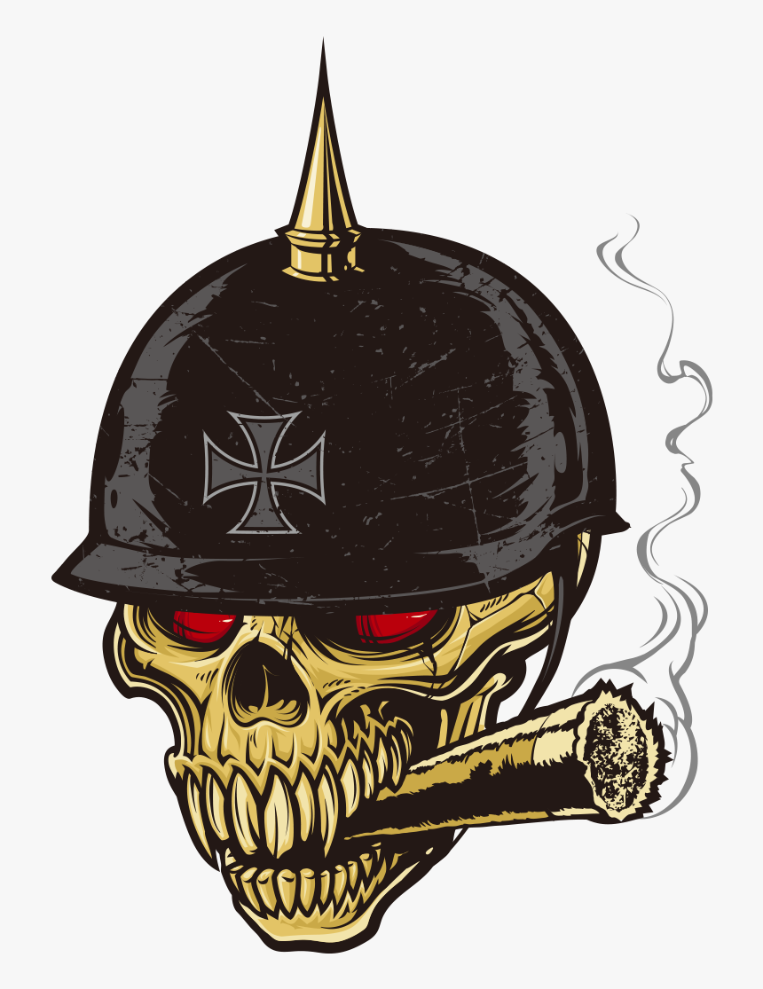 Skull Leather Backpack T-shirt Handbag Horror Clipart - Off Yer Rocka, HD Png Download