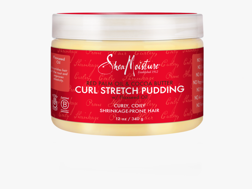 Red Palm Oil & Cocoa Butter Curl Stretch Pudding - Shea Moisture Curl Stretch Pudding, 12 Oz, HD Png Download